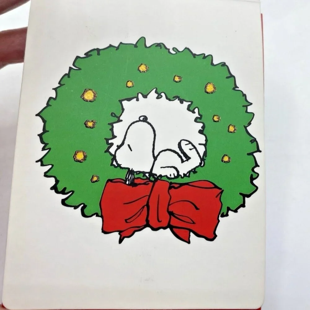 Peanuts Lot Sally Christmas Mug 14oz & Snoopy Notepad Dear Santa I’ve Been Nice - Picture 15 of 16